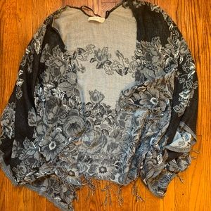3/$40 Floral Cardigan/Shawl